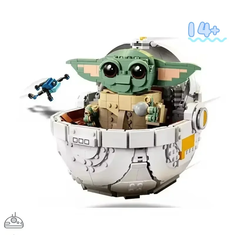 

Конструктор Disney Grogu 75403, 1048 деталей, набор для сборки летающей коляски, подарки для вечеринок