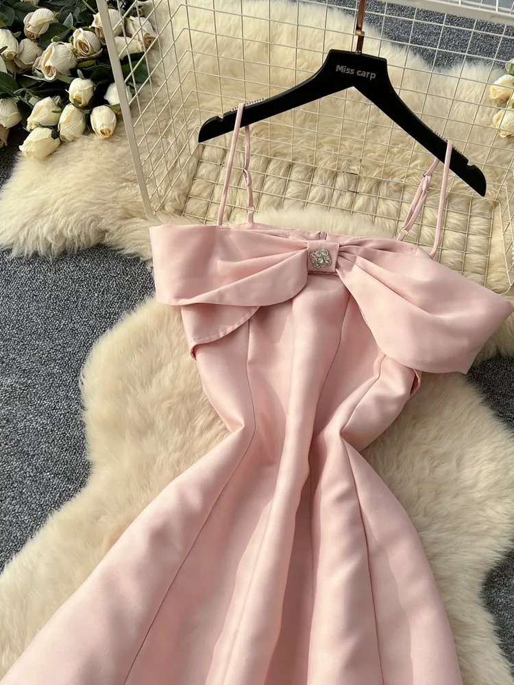 Princ Sle Sommer Ele Hohe Taille A-Linie Dr Damen Svel Luxus Dr Aosphere Sensation Langer Rock