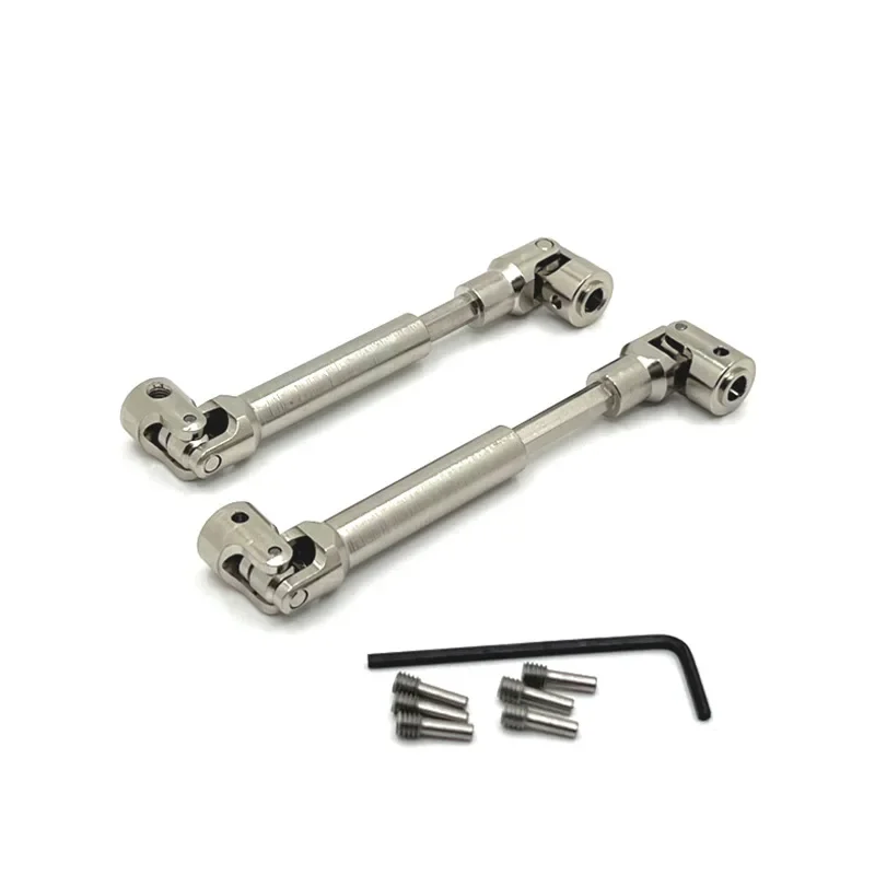 Front and Rear Drive Shafts for WLtoys 104006 104010 104020 104026 OP Accessories Metal Upgrade Parts Rc Model Crawler Car Truck