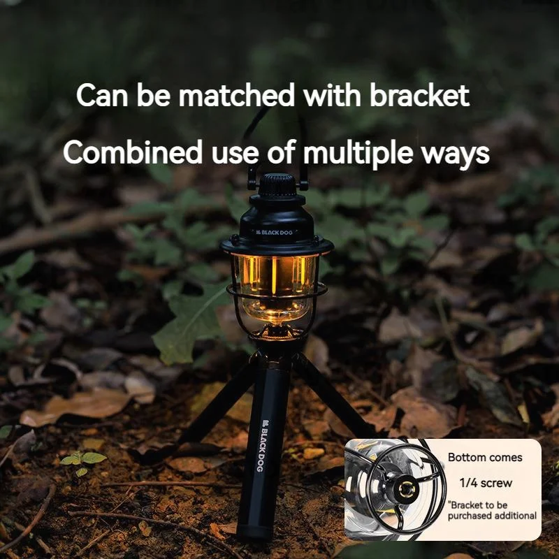 Naturehike Blackdog Camping Hanging Light Outdoor Led Lighting Tent Lantern Floodlight Waterproof Ipx3 Portable Ultralight Lamp