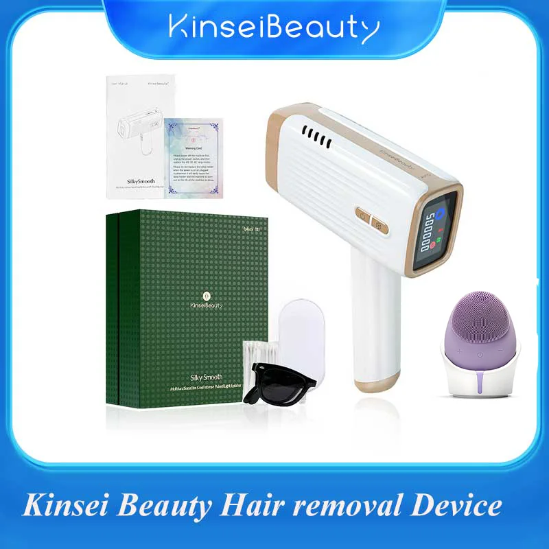 

Kinseibeauty E3 IPL home laser hair removal device can be used for whole body bikinis,with free a gift,free shipment