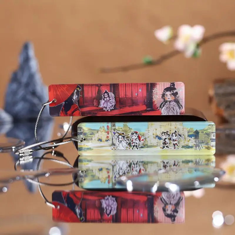 

Anime Heaven Official's Blessing Xie Lian Hua Cheng Cosplay Acrylic Floating Pendant Cartoon Keychain Keyring Key Ring Xmas Gift