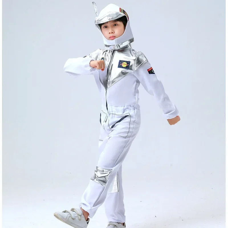 Deluxe Boys Girls White Space Astronaut Costume adatto per la settimana del libro Halloween Carnival Out Space theme Party Kids Costumes