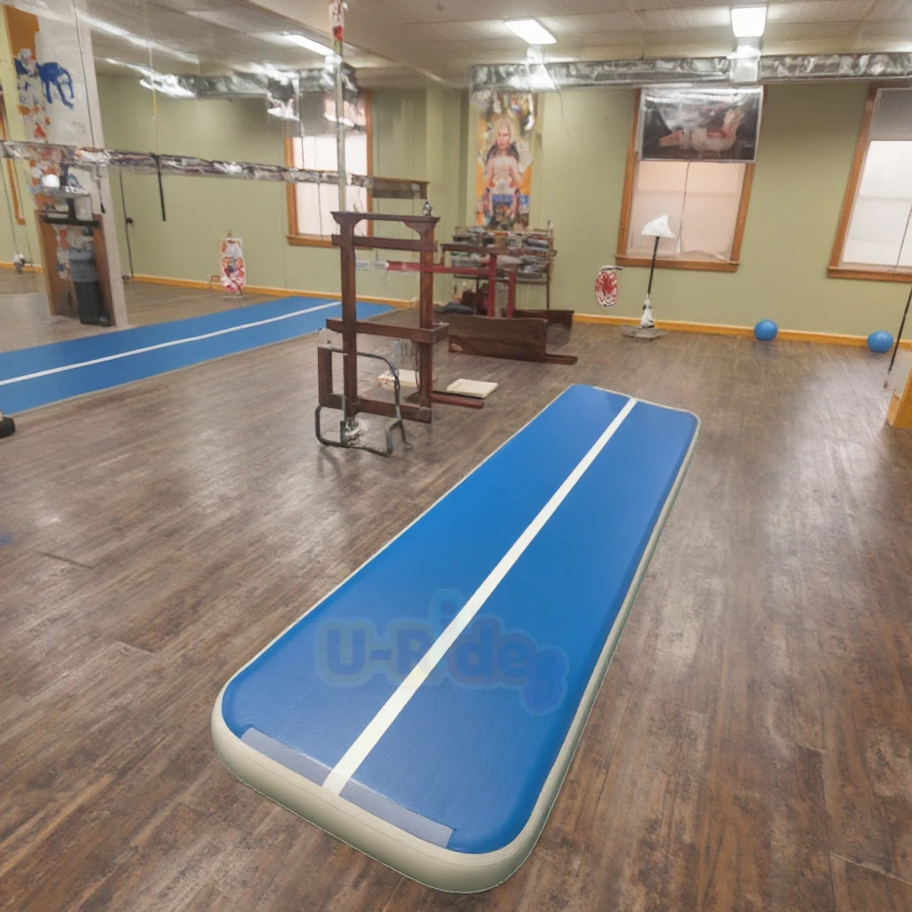 

DWF Material Inflatable Air Mattress Training Mat Home Yoga Gymnastics Mat Wide 10ft