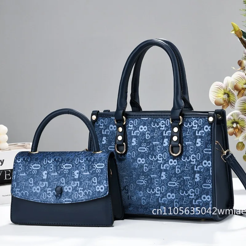 2026 New 2-piece Mom Bag Fashion High Quality Handheld Crossbody Bag Premium Versatile Multi Functional Shopping Storage Bag