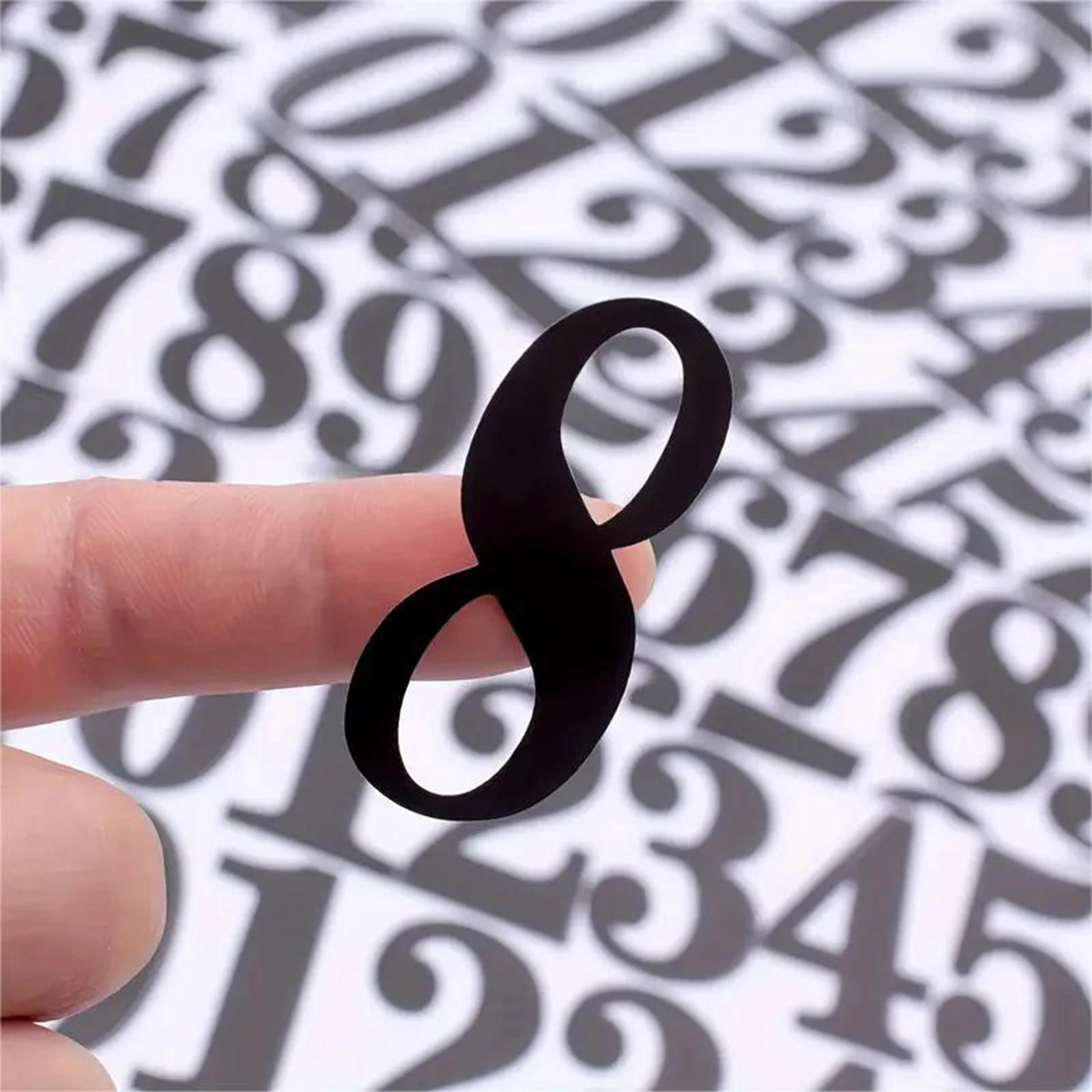 4sheets Numbers Stickers Mailbox Stickers Label, Digital Tags Number Labels For Signs Door Yard Mail Box Cars Trucks Home