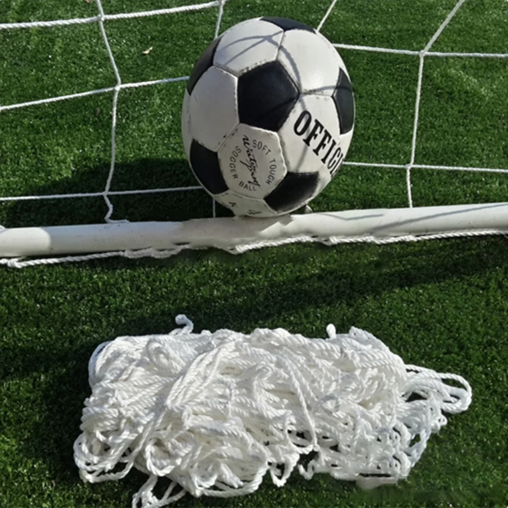 

1pc Top Quality Soccer Goal Mesh Net Football Soccer Goal Post Net For Sports Training Match Replace Children Kid Gift