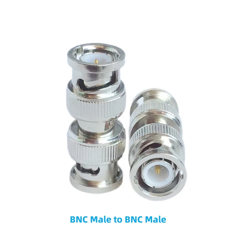 Pure Brass BNC Male Female Adapter Kit Q9 BNC To BNC 90 Degree Right Angle T Type 3 way Splitter 2x Double Male Female Converter