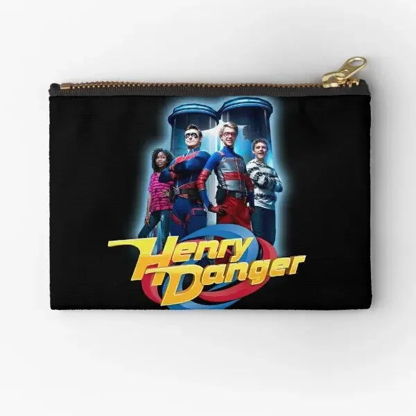 Henry Danger Control Room  Zipper Pouches Women Men Key Packaging Panties Money Bag Cosmetic Pure Underwear Pocket Coin Socks