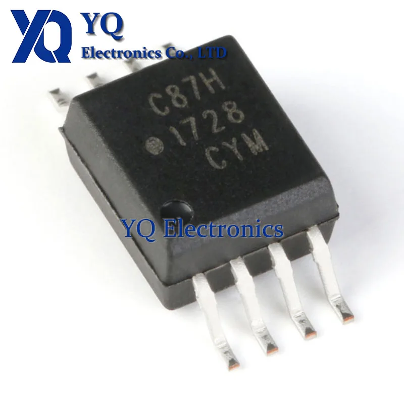 10PCS/lot New OriginaI ACPL-C87H-500E C87H SOIC-8 Precision Optical Isolation Voltage Sensor Chip