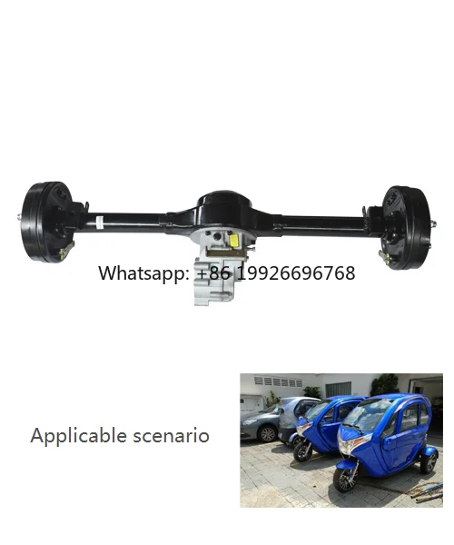 

Rickshaw Fully Enclosed Motor Scooter Cargo Scooter Horse Drum Brake Rear Differentia Rear Axle