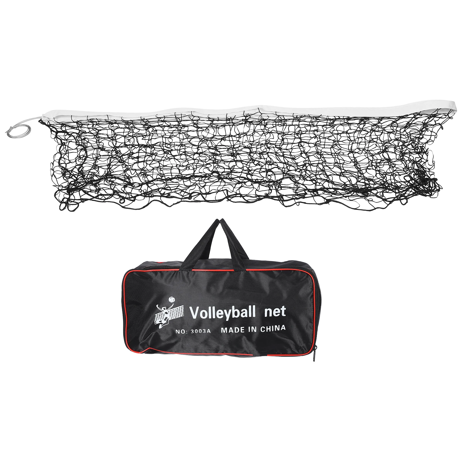 

Portable Volleyball Net Standard Size Durable Polyester Easy Installation Beach Grass Outdoor Backyard Use Team Sports