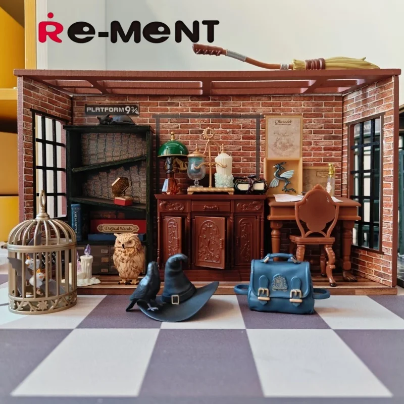オリジナル リーメント 魔法学校シリーズ ブラインドボックス ミニチュアシーン 魔法の道具 部屋飾り カスタムギフト