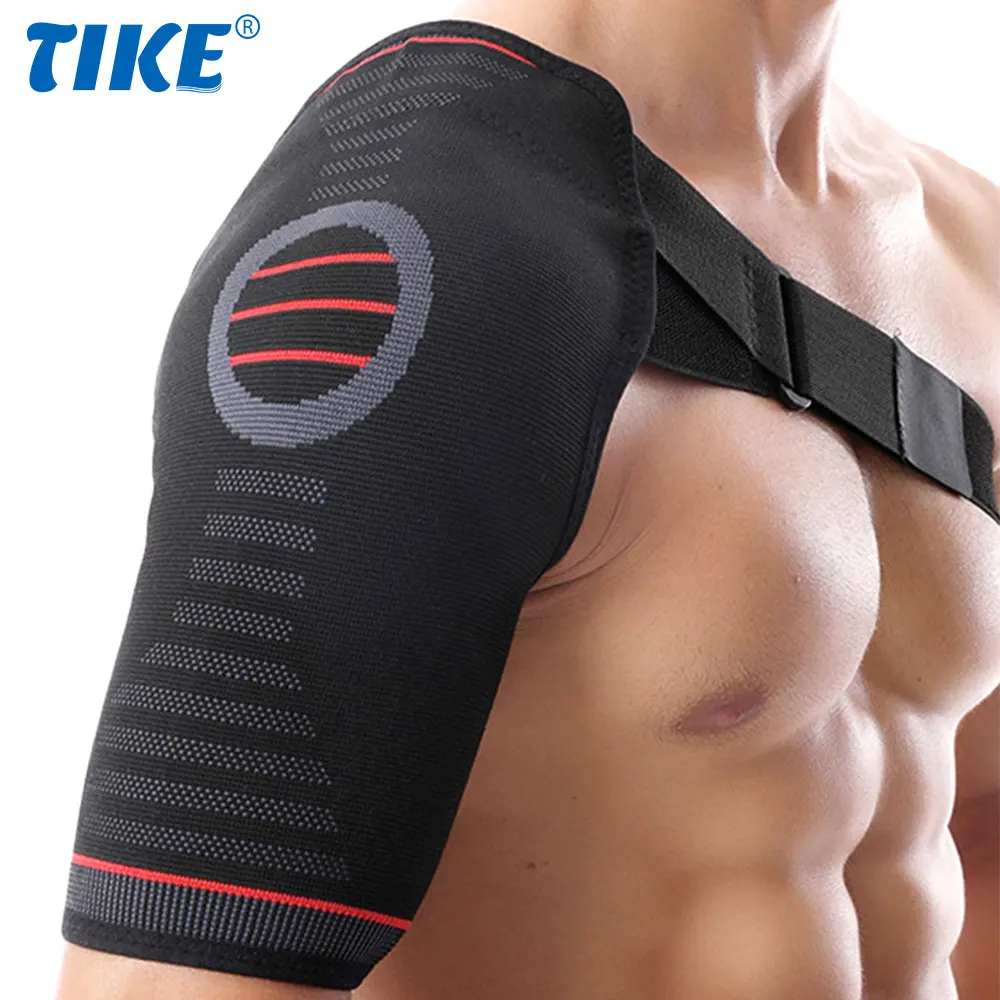 Unisex Compression Shoulder Support, Breathable Fabric, Shock-Absorbing Shoulder Brace for Shoulder Pain Relief, All-Day Support