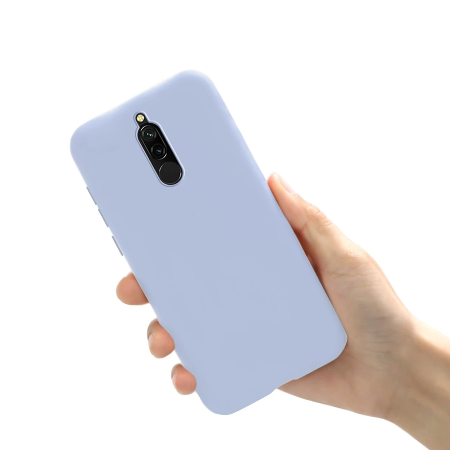 Für Xiaomi Redmi 8 Fall Weiche TPU Candy Farbe Matte Abdeckung Silikon Fall Für Redmi 8 8A Dual 8A pro Zurück Shell Abdeckung Coque Bumper – Detail 16