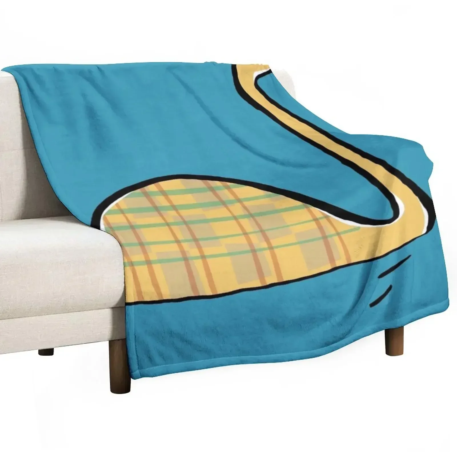 nessie Throw Blanket Plaid on the sofa Kid'S Retros warm winter Multi-Purpose Beautifuls Blankets