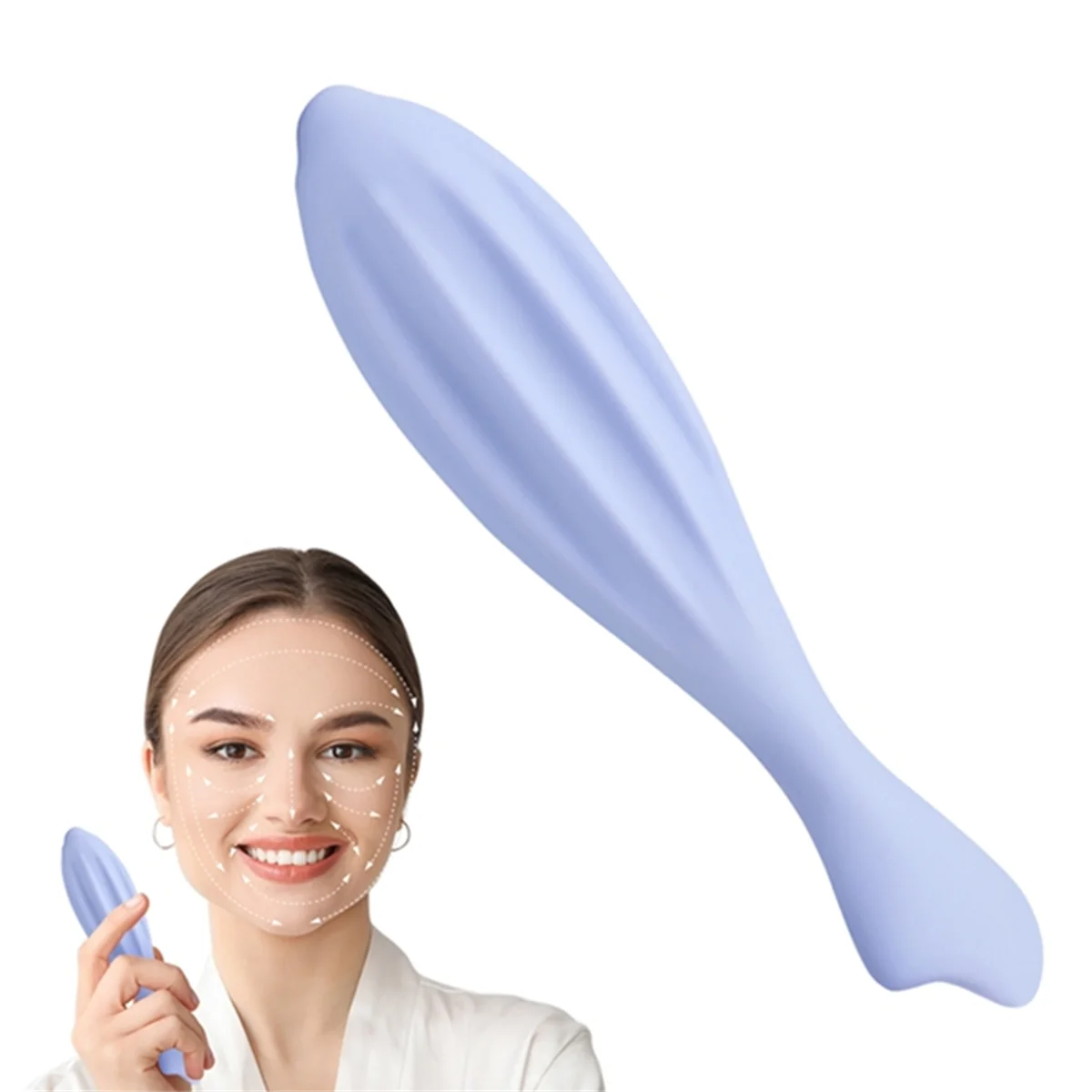 A27U rouleau de Massage chaud Silicone outils de Massage du visage rouleau de visage soins de la peau pour formes corps et courbes du visage réduire la fatigue