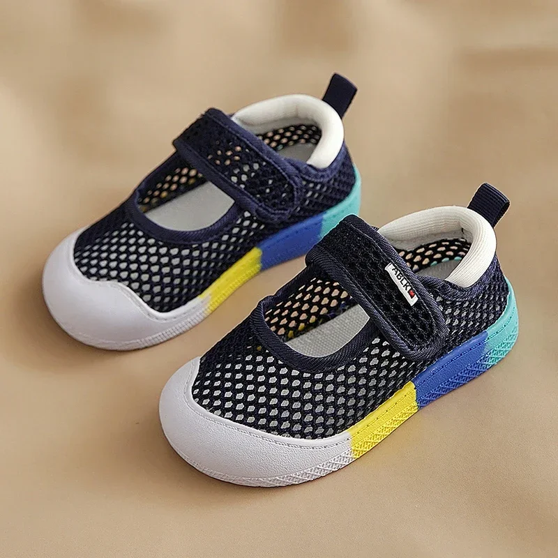 Summer Baby Girls Casual Shoes Infant Toddler Shoes Comfortable Kindergarten Kids Shoes Breathable Mesh Children Sneakers