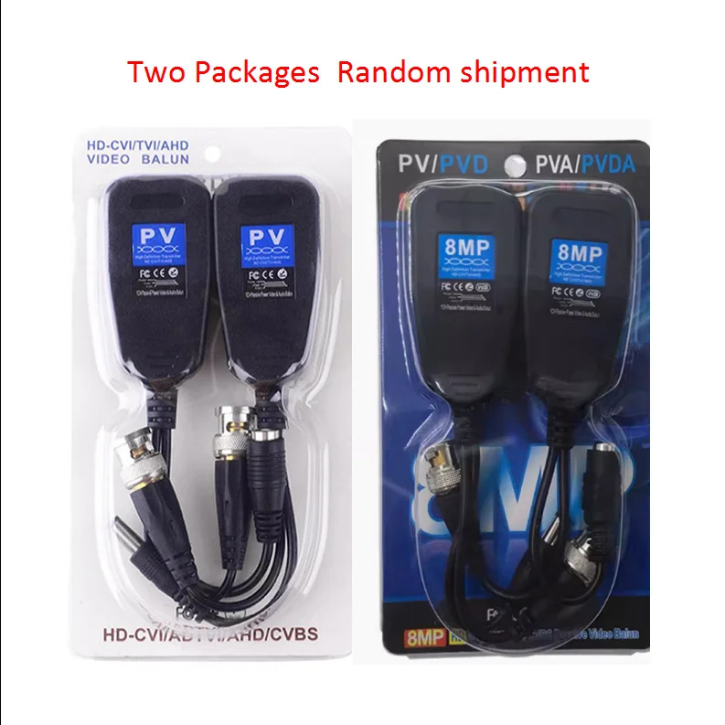 CCTV BNC Video Power Balun Transceiver do złącza CAT5e/6 RJ45 do kamer monitorujących