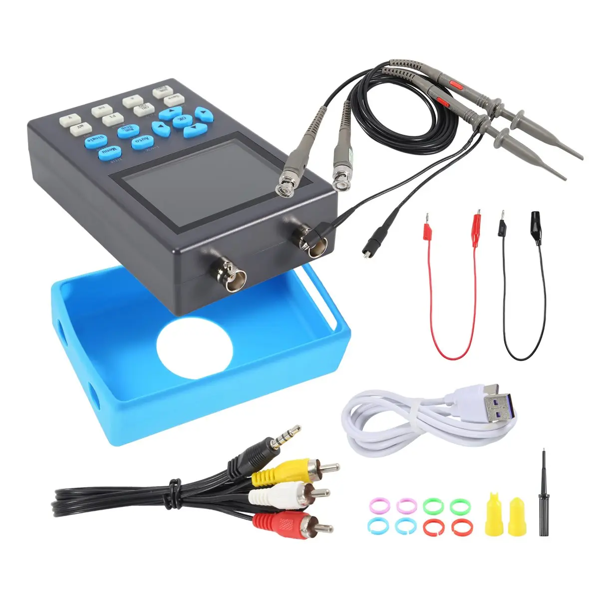 #84A DSO2512G Digital Oscilloscope with 2 Channels 120Mhz Bandwidth,Digital Oscilloscope,(plastic)