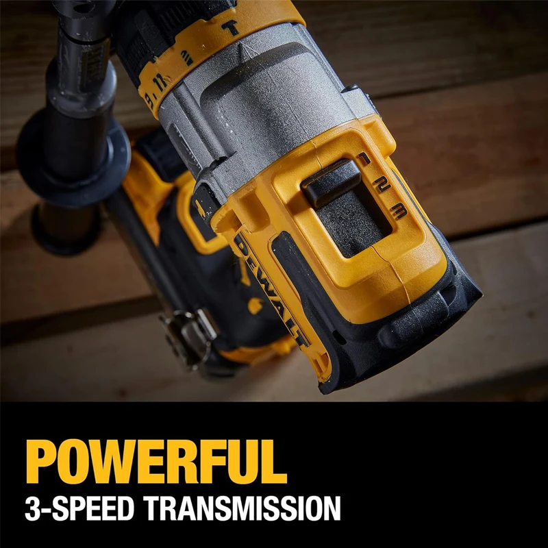 DEWALT Original DCD999 DCBP034 Cordless Brushless Impact Electric Hammer Drill 20V MAX Battery Sets Power Tool Combination Box