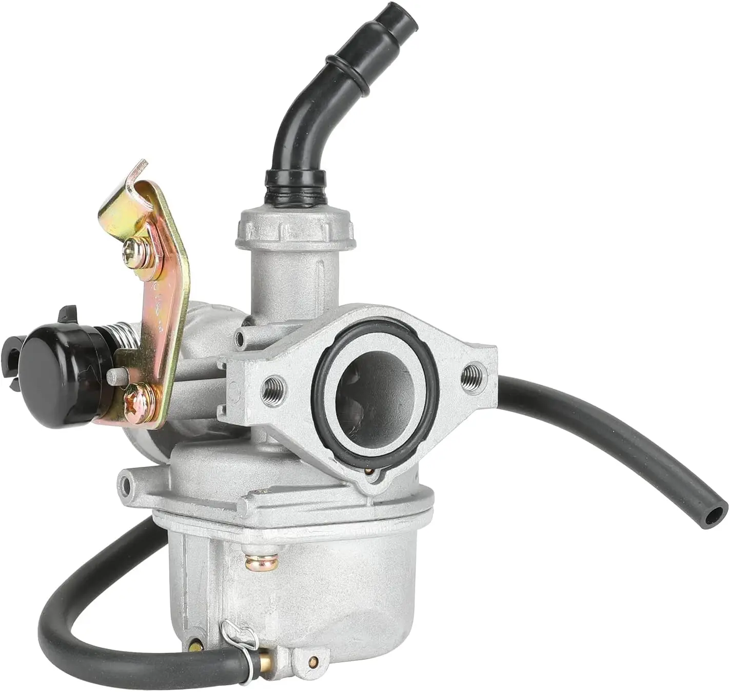 PZ19 19mm Carburetor Carb with Cable Choke Compatible with Taotao Coolster 110cc 125cc Apollo Sunl NST Lifan Baja ATV Quad 4