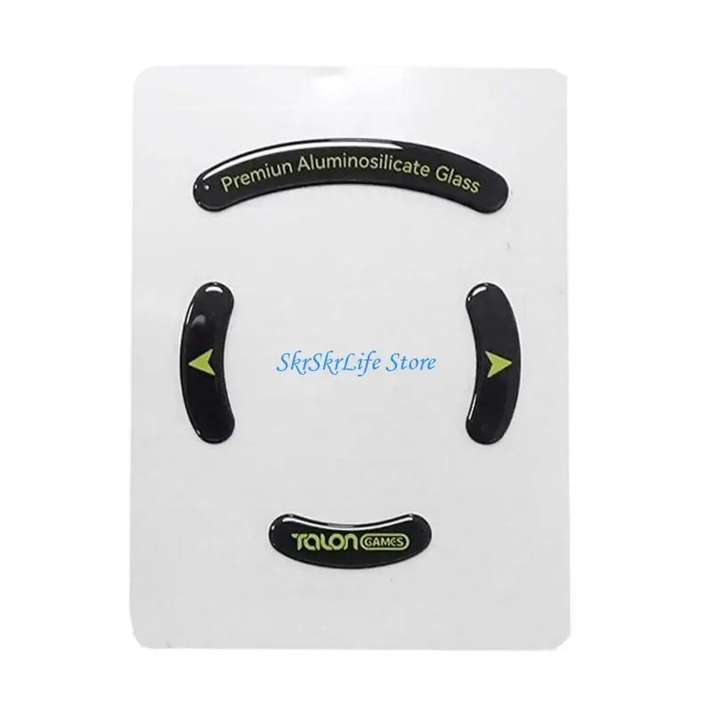 E65E曲線エッジタロンガームガラスマウスフィートパッドマウススケートGPROワイヤレスゲーミングマウスステッカー用アンチスリップマウスグライド