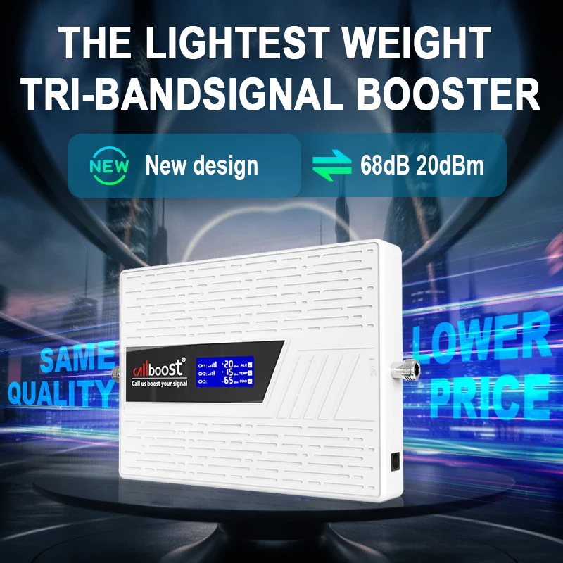 Callboost Tri-Band Band8/3/1 900/1800/2100 증폭기 GSM WCDMA UMTS LTE 900Mhz 1800MHz 2100MHz …