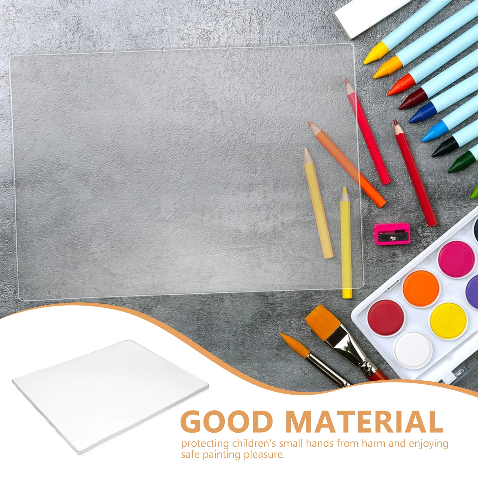 

Large Gel Printing Plate For Printmaking Reusable Monoprinting Clear Plate For Art Craft Card Making Scrapbooking Kid 20x25 cm