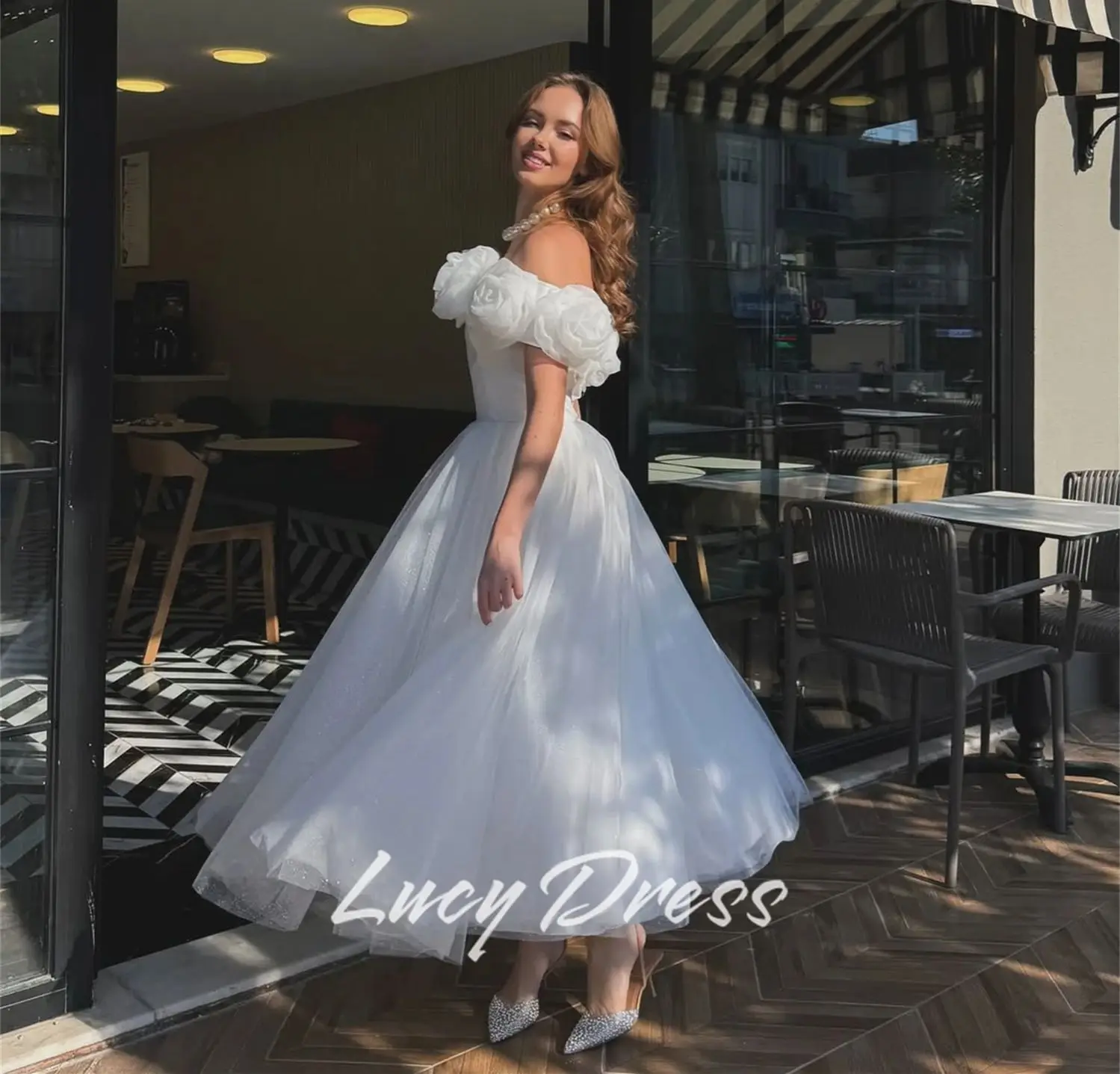 Lucy ที่กําหนดเองผู้หญิงชุดราตรี Sharon Happy ชุดราตรีชุดแต่งงานชุดราตรี Elegant party dress Dresses gala