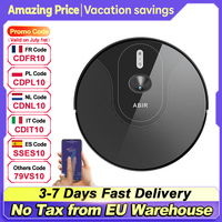 ABIR X6PRO Robot Vacuum Cleaner with Smart Eye System,6000Pa Suction, Software Virtual Wall, Smart Home Wet Dry Mopping,