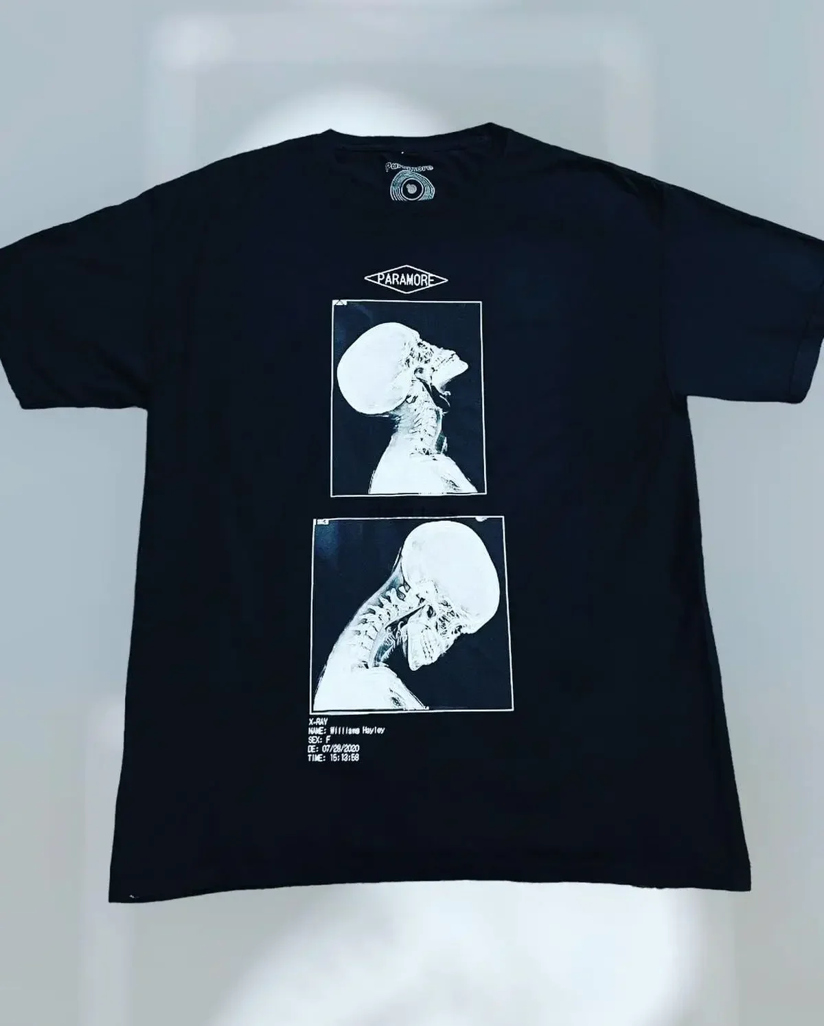 Официальная Мужская футболка параметрор для путешествий с эмблемой светлой ткани Хэйли Уильямс XL