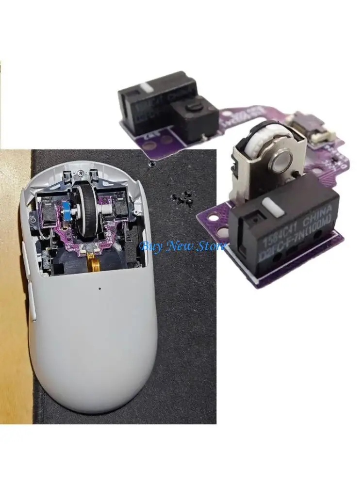

20CE Welded Microswitches Button Board for GProX Superlight Mouse Motherboards