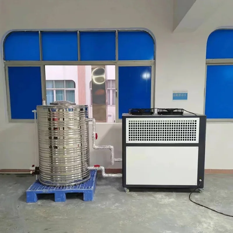 100HP Industrial Water Tank Condensing Laser Integrated Ice Water Machine Factory Assembly Line Equipment