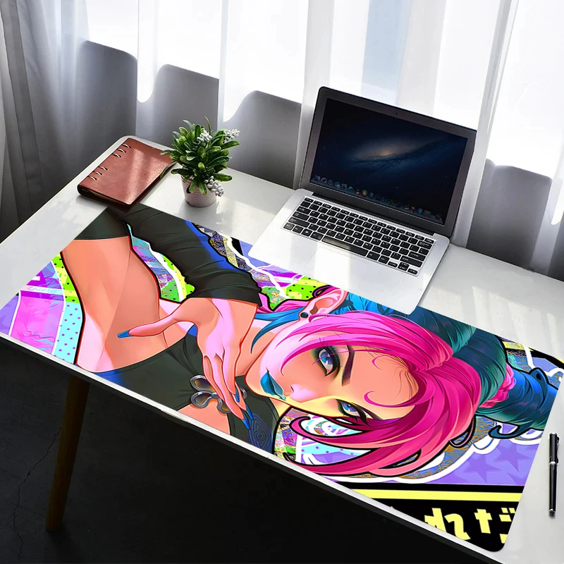 

Mouse Pad Laptop Rubber Extended Desktop Mat Computer Gamer Mousepad PC J-jojo Bizarre Adventure Gaming Accessories Keyboard Pad