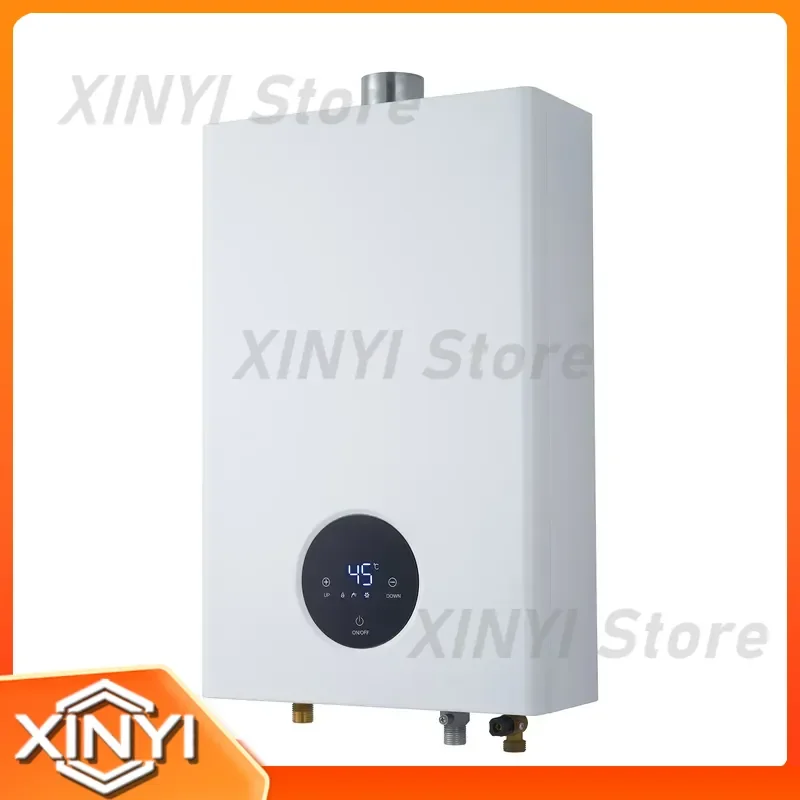 For Water Heater 16L Tankless Gas Water Heater Household Instantaneous Calentador De Agua Copper Heat Exchanger Constant