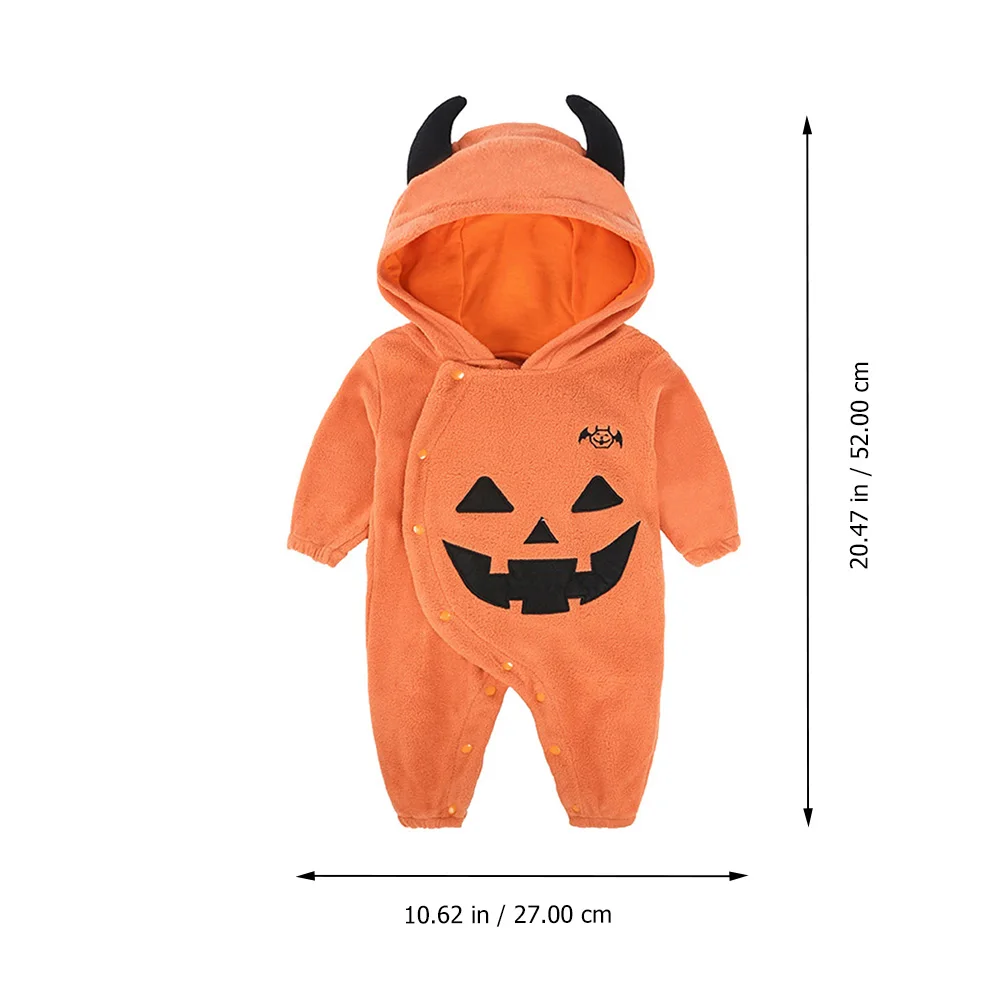 

Pumpkin Onesie Kids Clothes Halloween Costume Toddler Jumpsuit Colorful Cotton Baby Rompers Infantwear Party Clothing