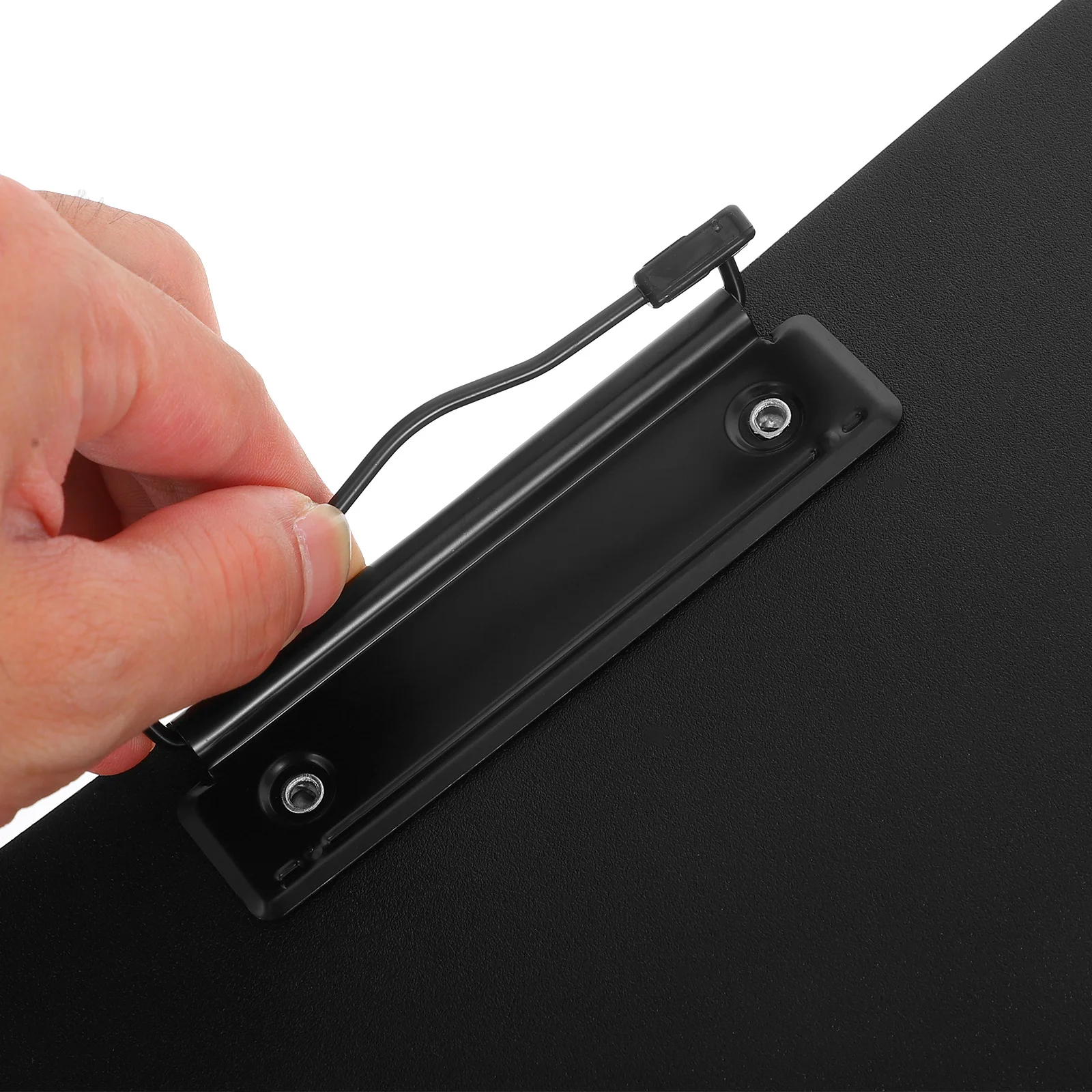 Foldable Clipboard Double Clips A4 Plastic Document Folder Office School Medical Paper Organizer Presentation Storage