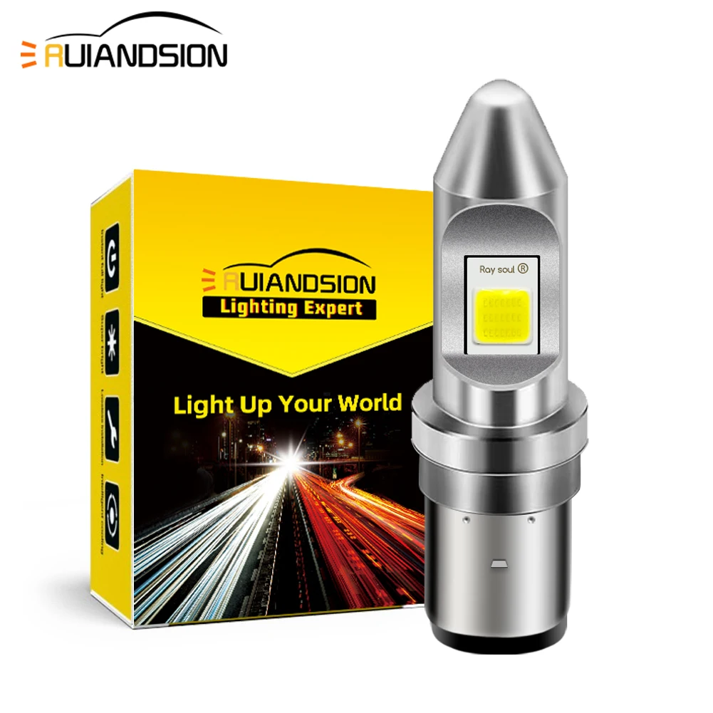 2PCS BA20D H6 Led M…