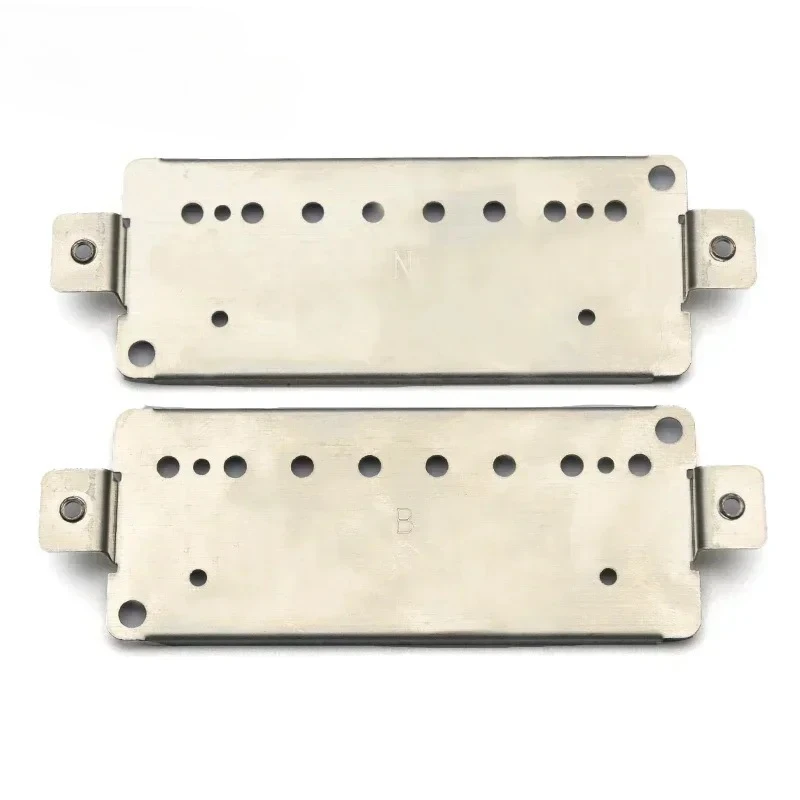 

2 шт. медно-никелевые основания для 8-струнных звукоснимателей, латунные основания для хамбакеров 68/73 мм, основания для звукоснимателей из белой меди