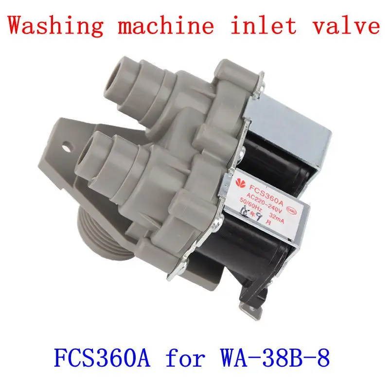 

Toshiba drum washing machine water inlet solenoid valve double head water inlet valve part FCS360A for WA-38B-8