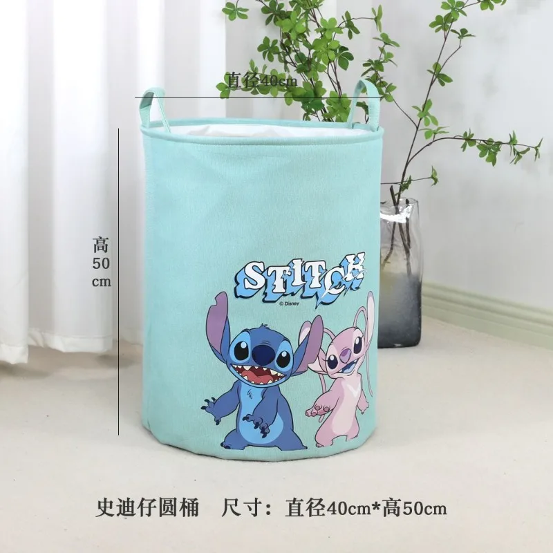Nouveau Disney mignon dessin animé point maison sale caisse à linge jouets articles divers grande capacité stockage pliable épaissi toile seau
