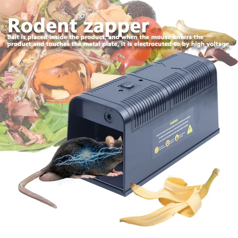 Electric Rat Trap Electronic Mouse Trapping Machine Electric Shock Mouse Mice Rat Rodent Trap Cage Killer 7000V