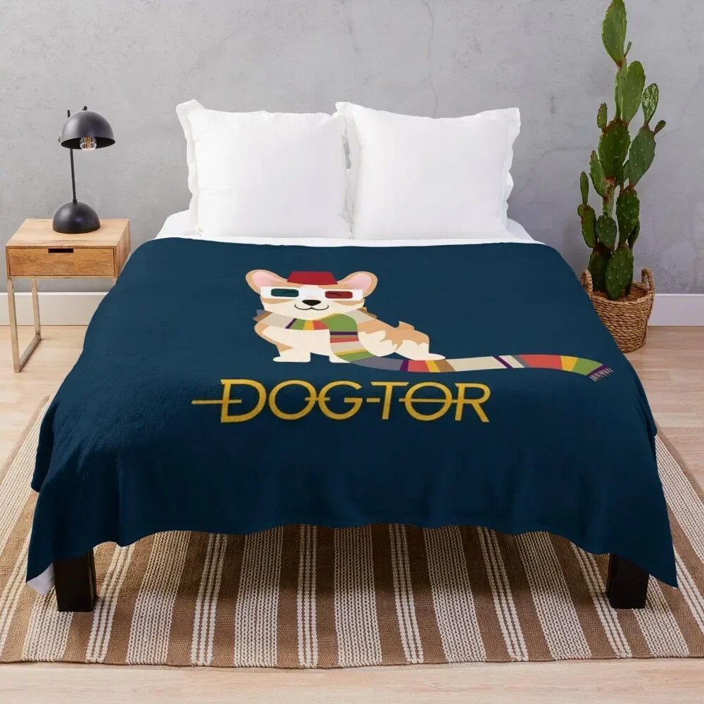 

The DOG-tor Throw Blanket For Sofa Thin Decorative Beds for babies Decorative Sofa Blankets