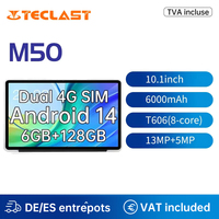 Teclast M50 10,1 inch TDDI Incell x 800 Android 14 Tablet (6 + 6) 12GB RAM GB ROM Unisoc T606 8 core ducal SIM 4G phone case