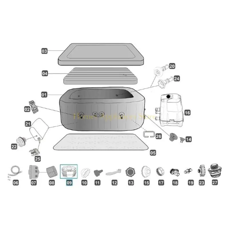 D0AB Регулируемый хлор выпуск аксессуара P61960 Плавательский клуб поставляет химические дозаторы для домашних и коммерческих