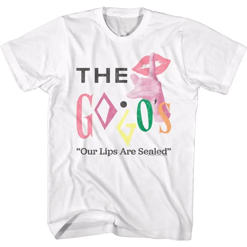 The Gogos Lips Are Sealed Music T Shirt