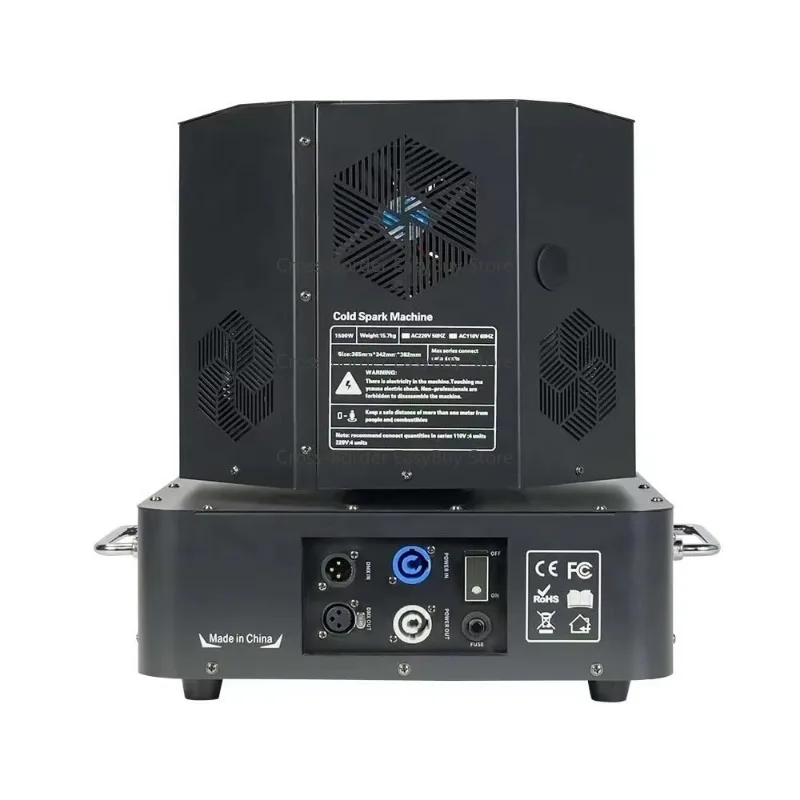 

High Quality Double Head Rotary Spark Machine Dual Head Rotation Fire-works Machine 1300W