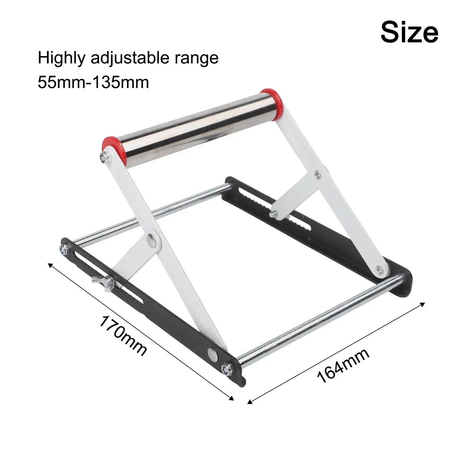 

Adjustable Height Cutting Machine Support Bracket Foldable Material Rack for Enhanced Stability and Portability