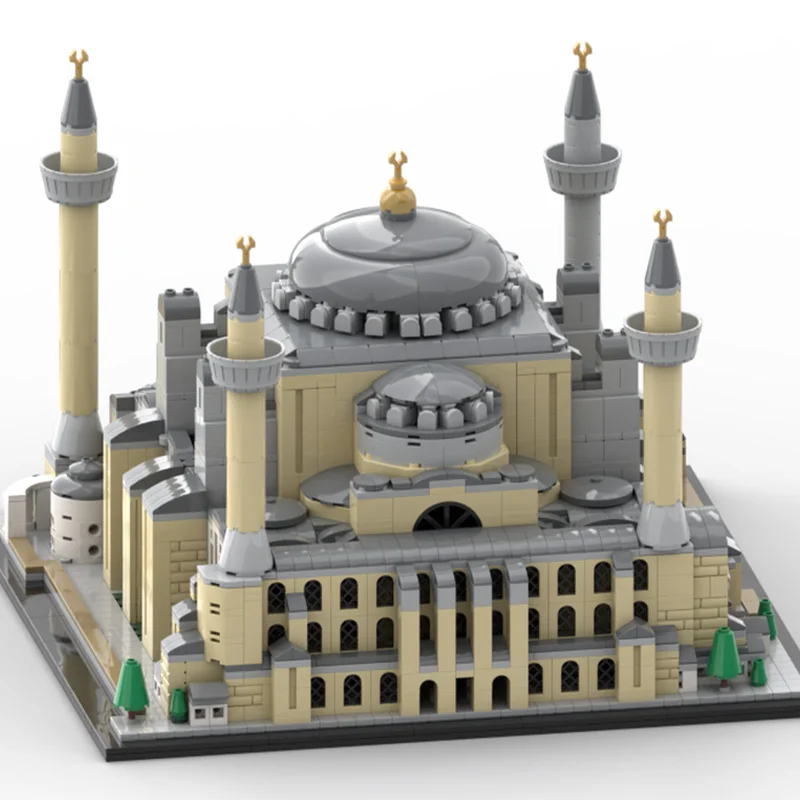 3602pcs MOC Hagia Sophia Architecture Modular Building Blocks DIY Educational Creative Assembly for Kids & Collectors